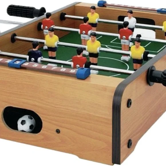 Premium Foosball Table with Black and Brown Finish - Picture 2 of 7